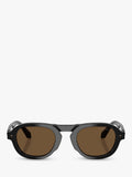 Armani Exchange oval sunglasses black frame AR8244, UK version