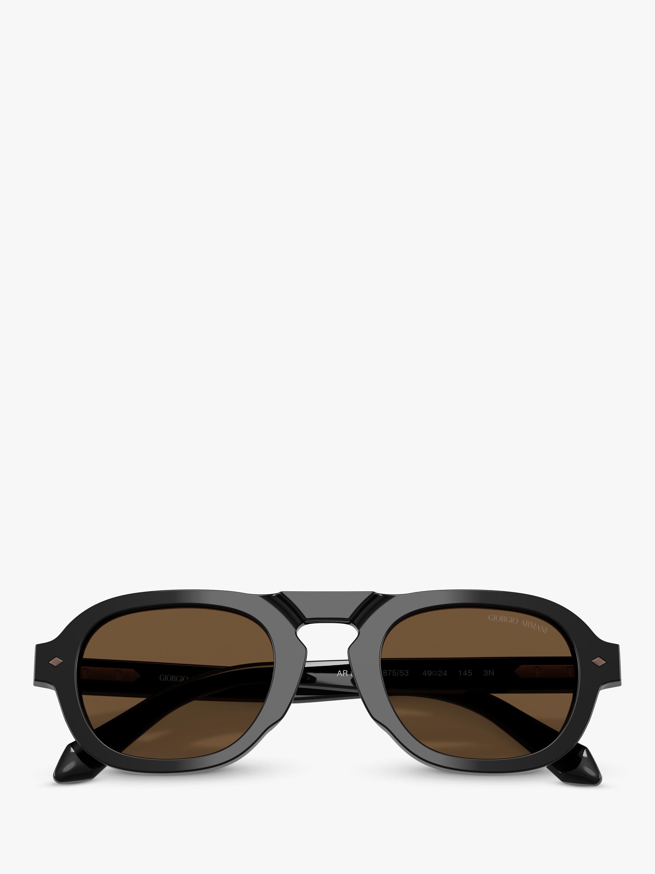 Armani Exchange oval sunglasses black frame AR8244, UK version