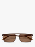 Dolce & Gabbana rectangular sunglasses matte brown metal frame - British product