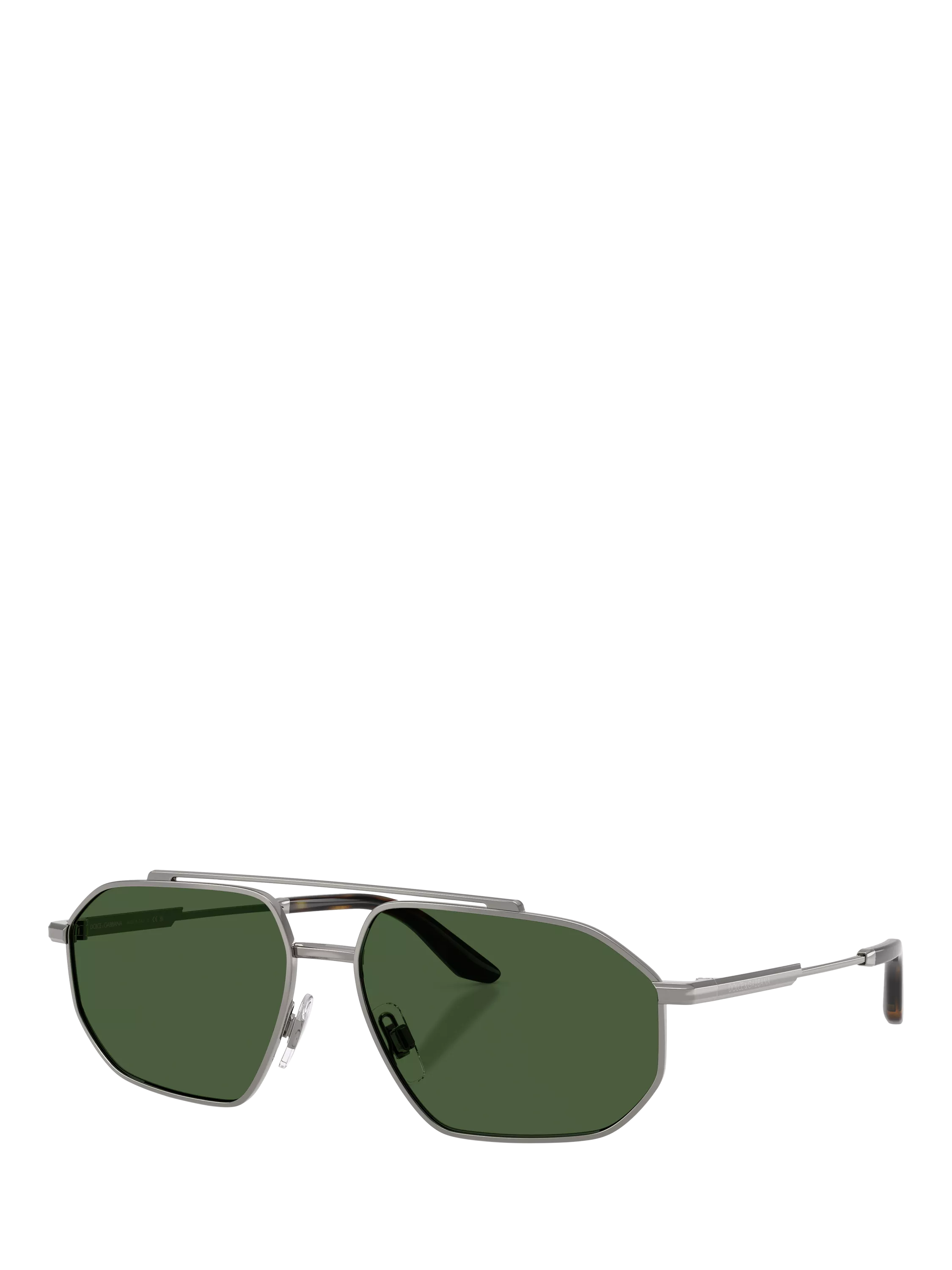 Dolce & Gabbana aviator sunglasses grey metal (British brand)