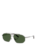 Dolce & Gabbana aviator sunglasses grey metal (British brand)