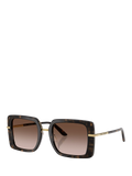 Dolce & Gabbana square sunglasses brown frame gradient lenses - British product