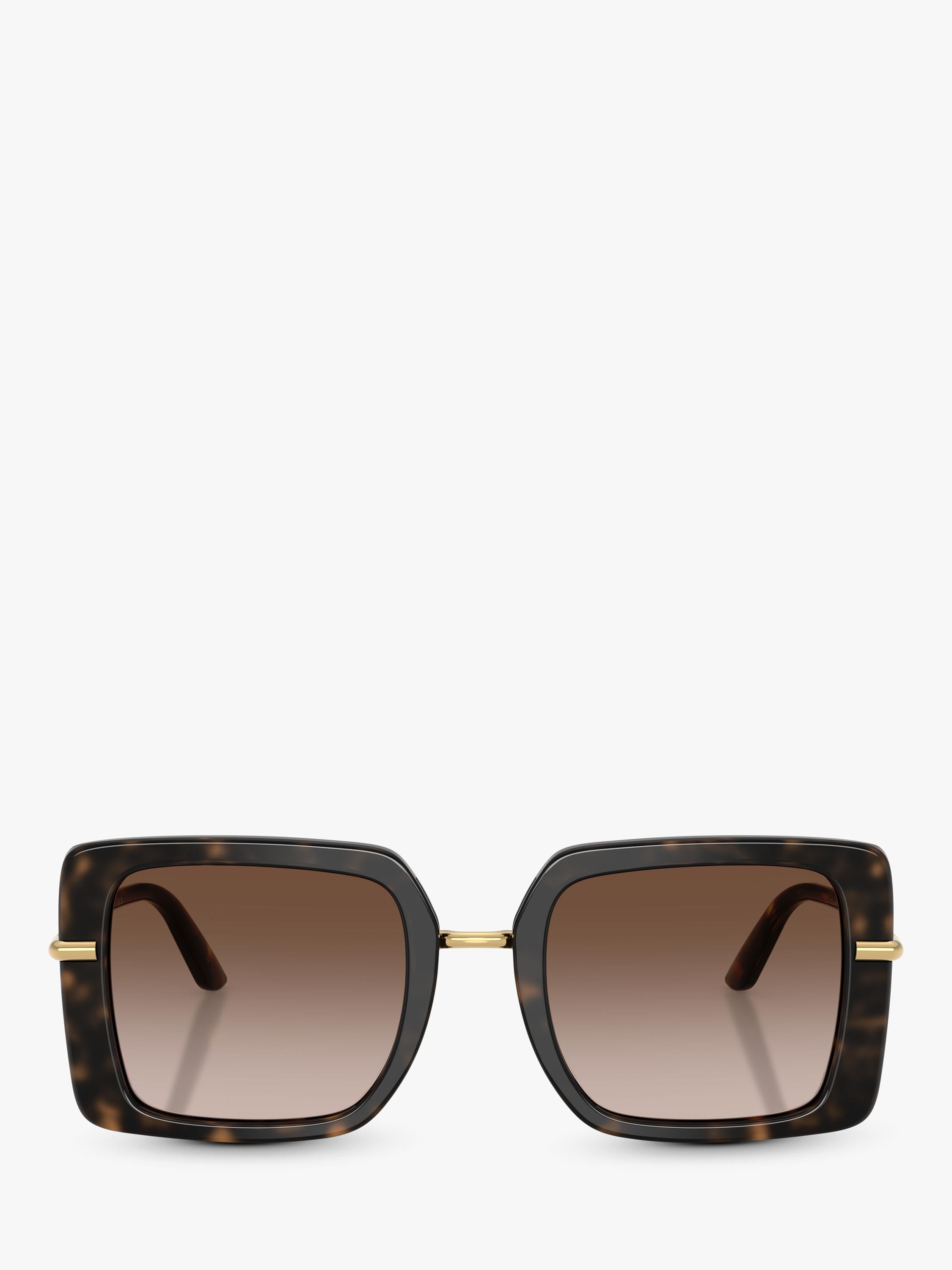 Dolce & Gabbana square sunglasses brown frame gradient lenses - British product