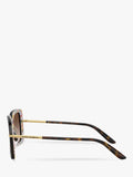 Dolce & Gabbana square sunglasses brown frame gradient lenses - British product