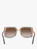 Dolce & Gabbana square sunglasses brown frame gradient lenses - British product