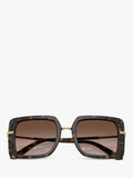 Dolce & Gabbana square sunglasses brown frame gradient lenses - British product