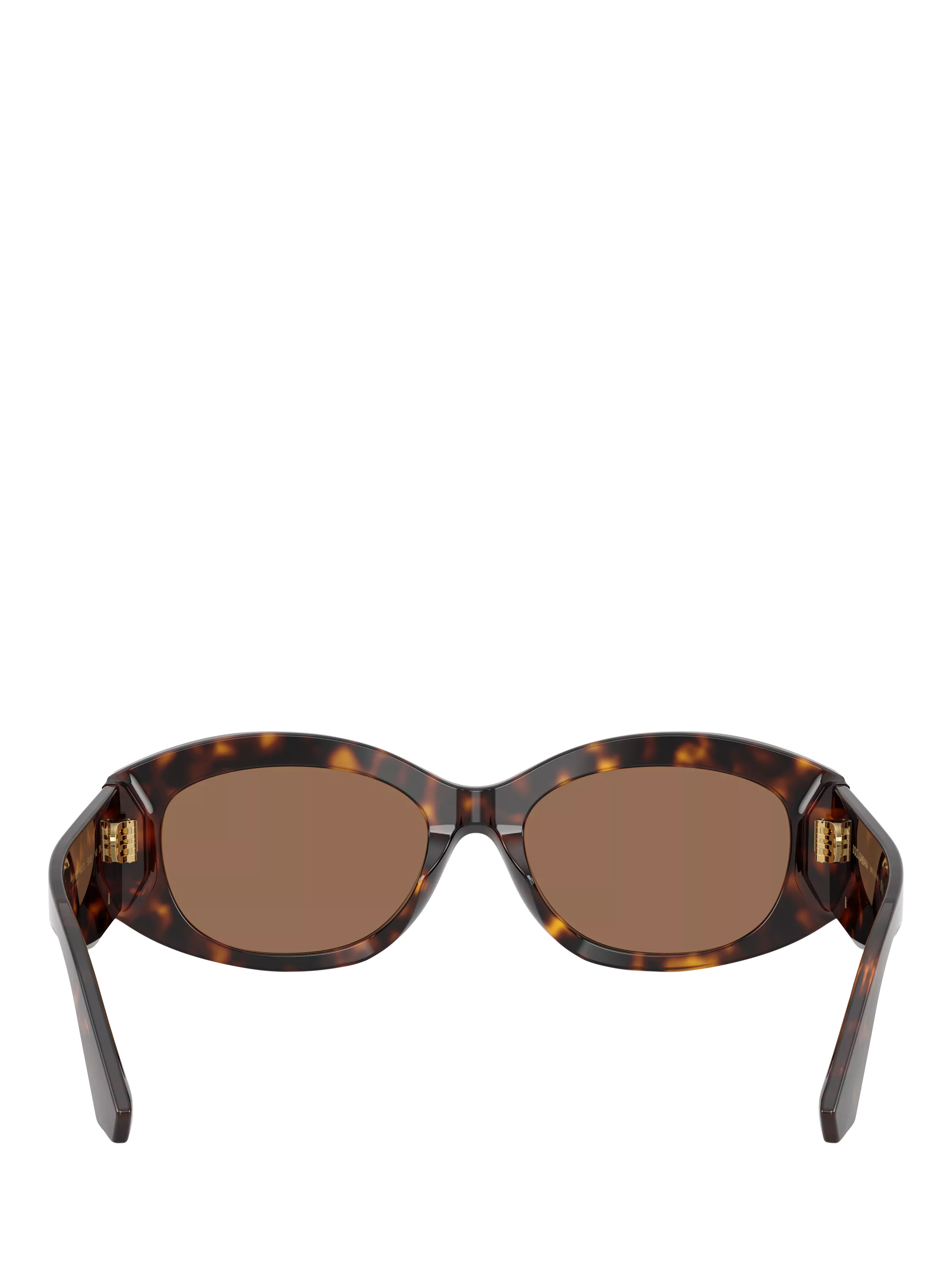 Dolce & Gabbana oval sunglasses Havana/Brown polyamide lenses, UK version