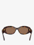 Dolce & Gabbana oval sunglasses Havana/Brown polyamide lenses, UK version