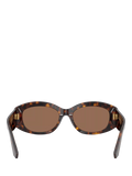 Dolce & Gabbana oval sunglasses Havana/Brown polyamide lenses, UK version