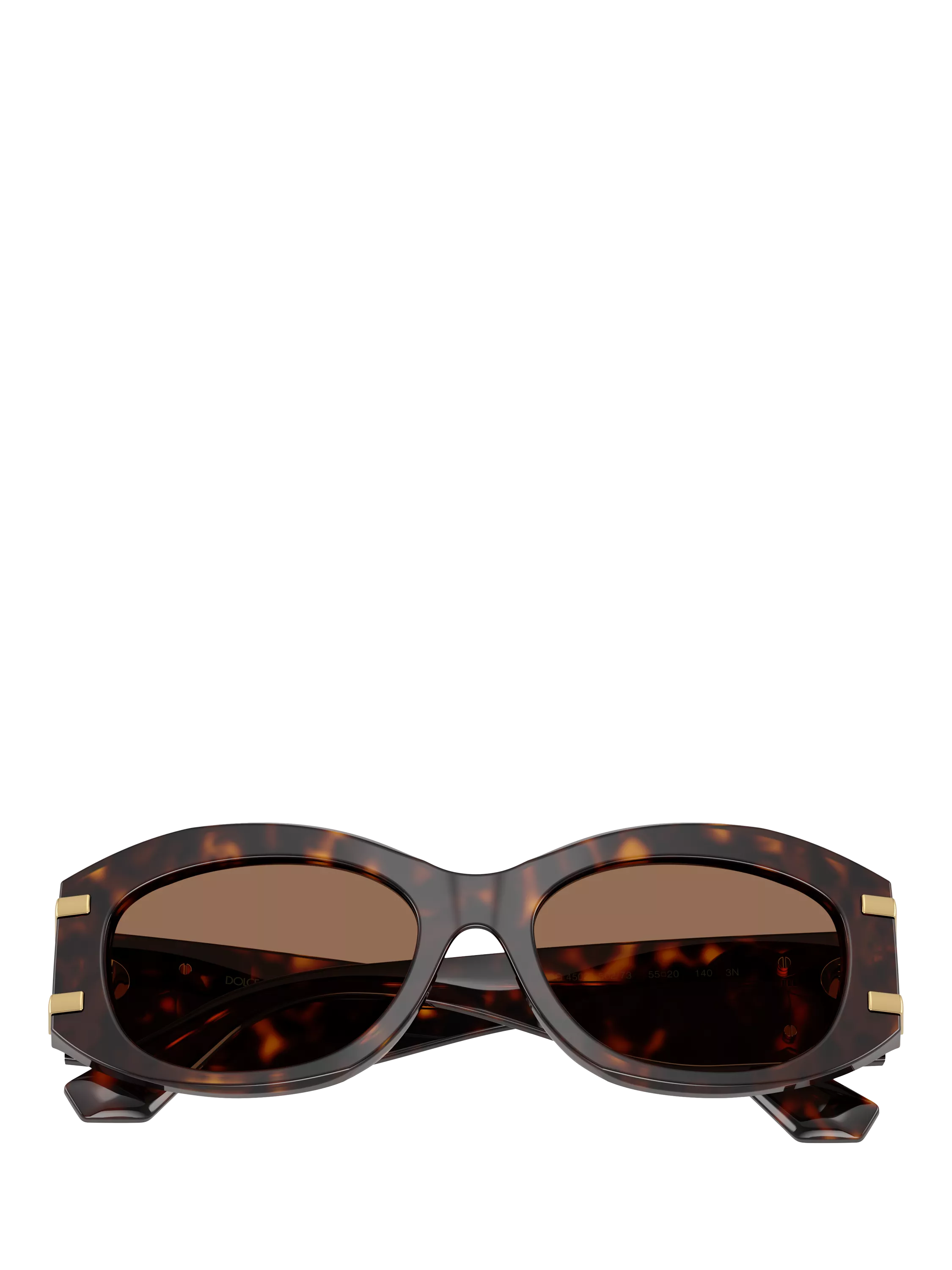 Dolce & Gabbana oval sunglasses Havana/Brown polyamide lenses, UK version