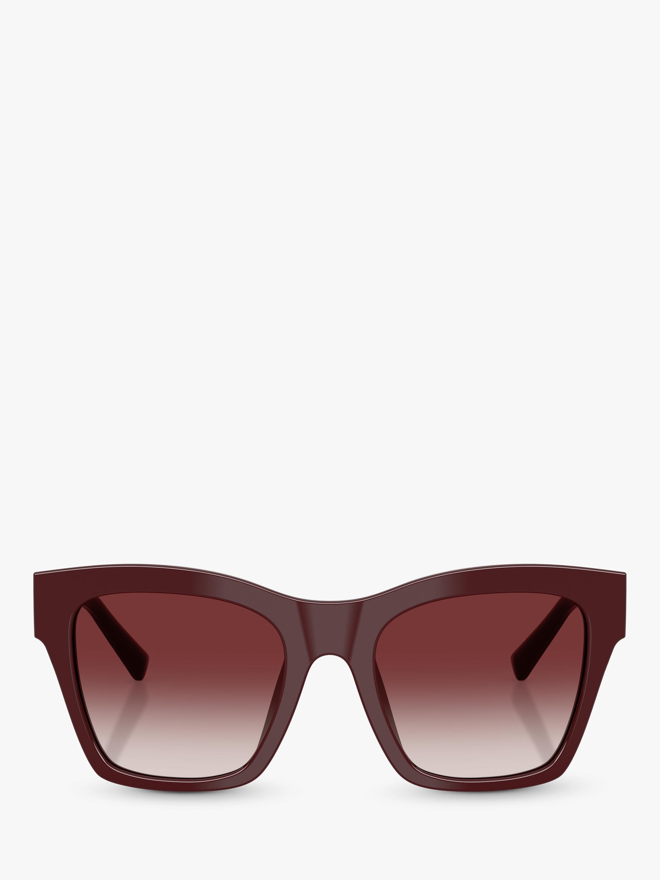 Dolce & Gabbana square sunglasses bordeaux/red gradient 53mm, imported from the UK