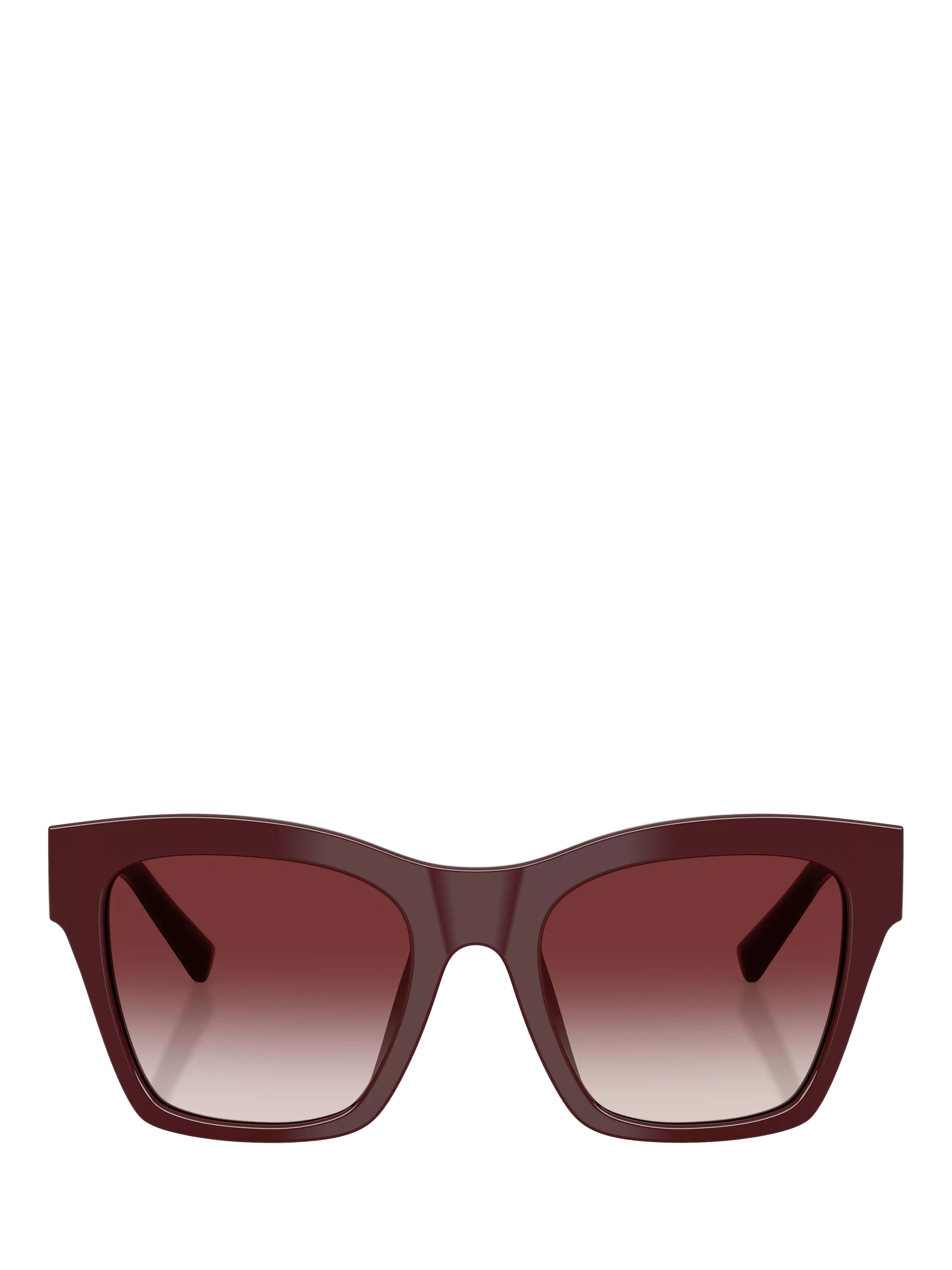 Dolce & Gabbana square sunglasses bordeaux/red gradient 53mm, imported from the UK