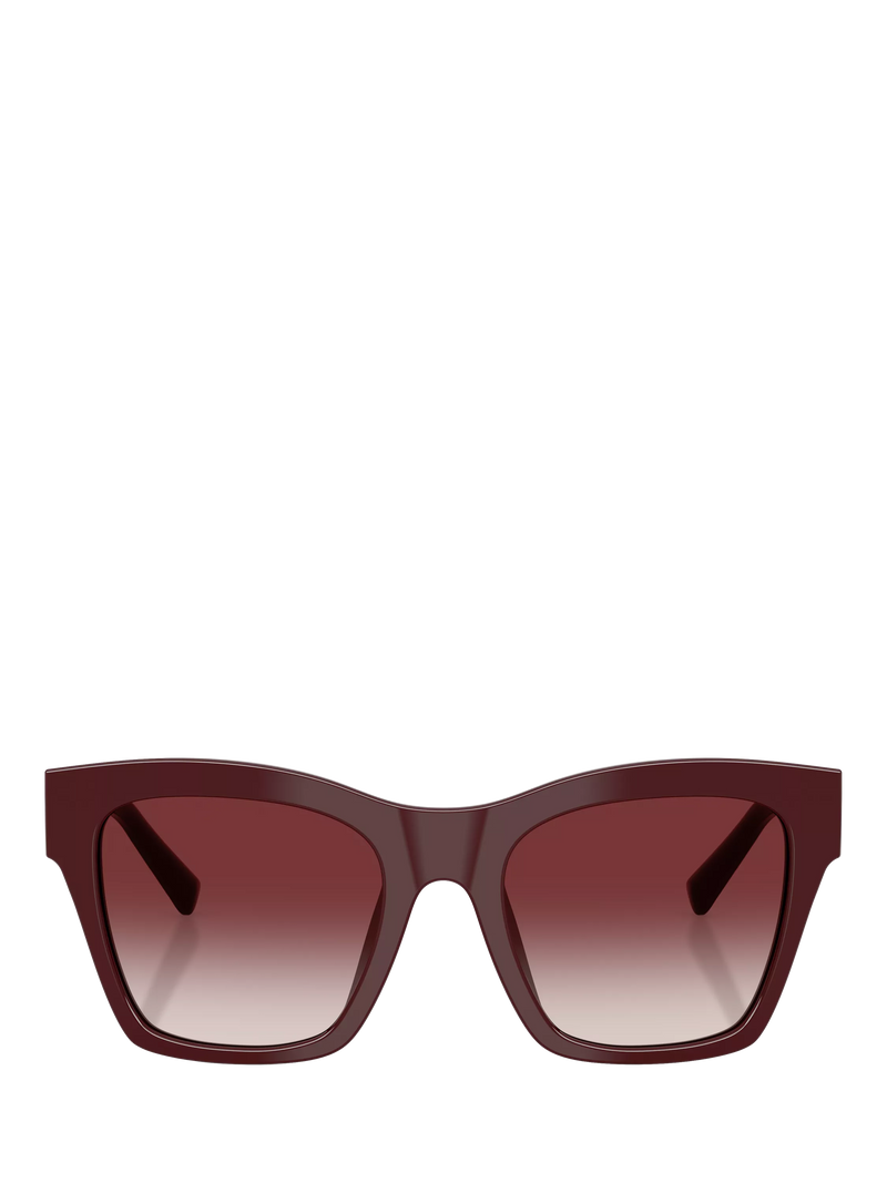Dolce & Gabbana square sunglasses bordeaux/red gradient 53mm, imported from the UK