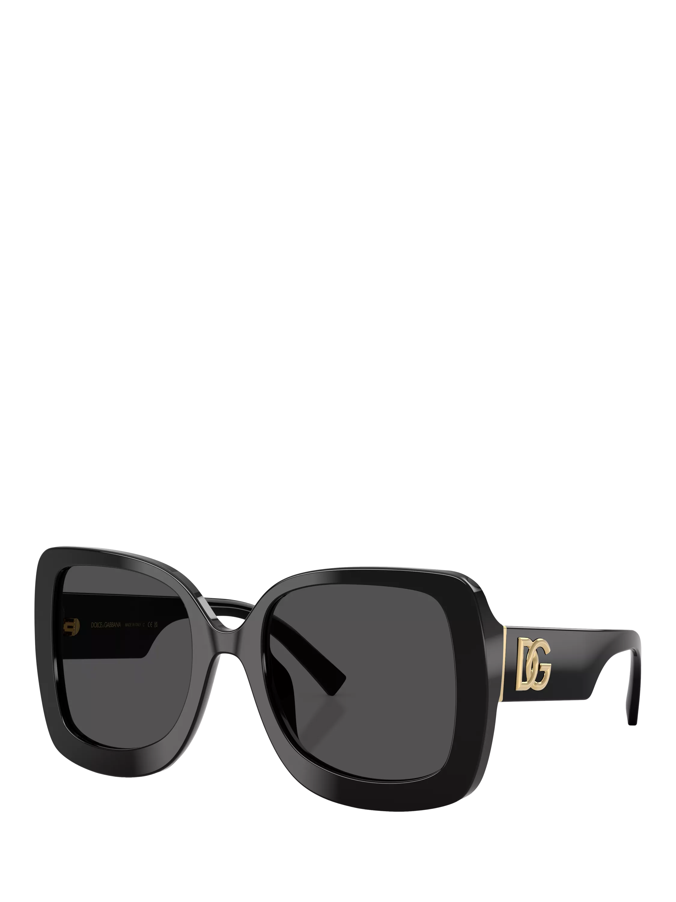 Dolce Gabbana square sunglasses black grey - British product