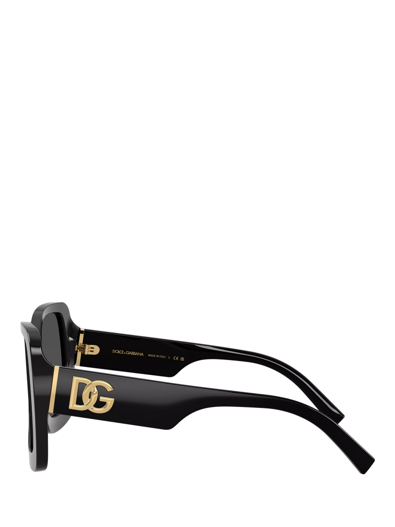 Dolce Gabbana square sunglasses black grey - British product