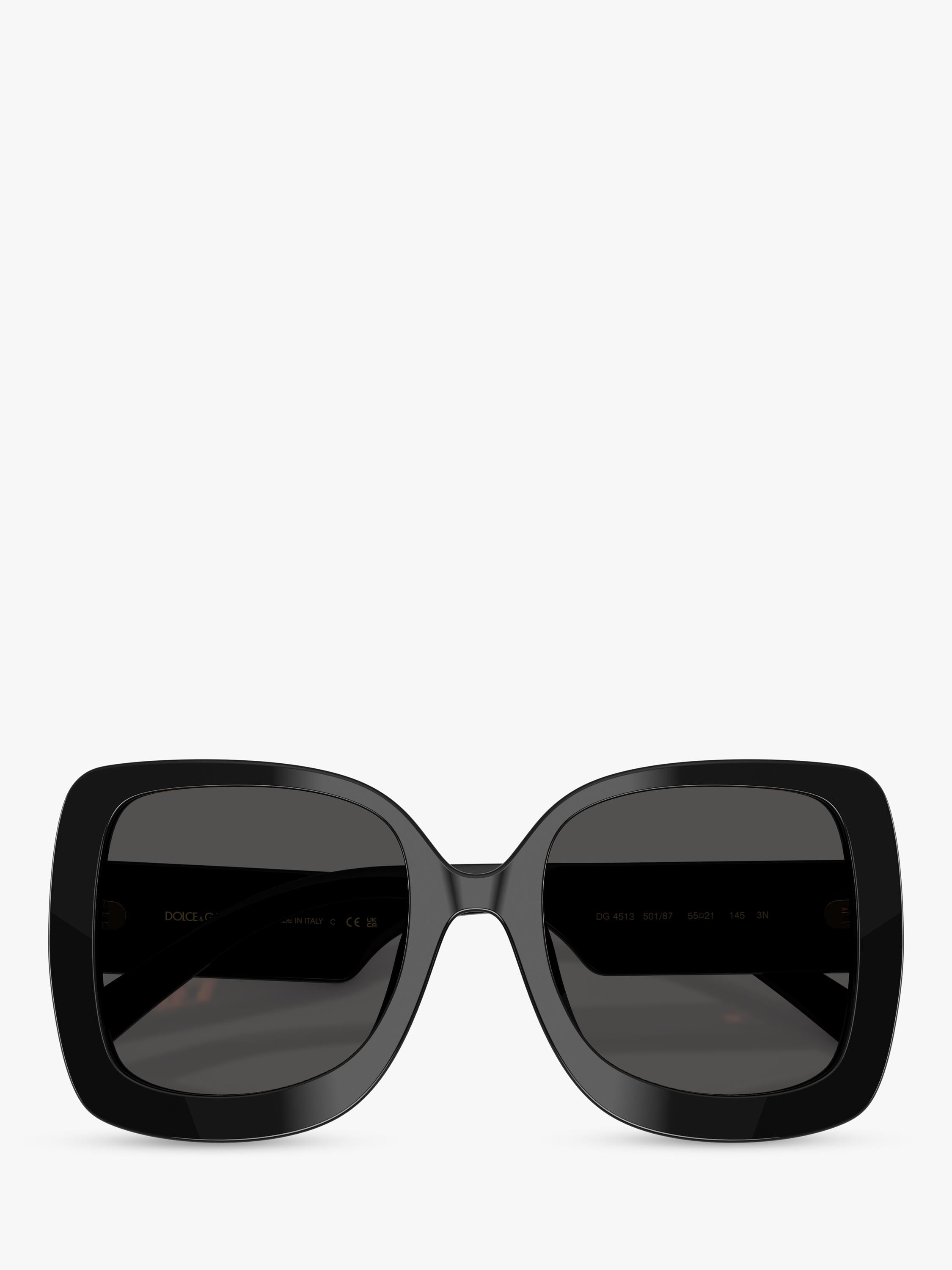 Dolce Gabbana square sunglasses black grey - British product