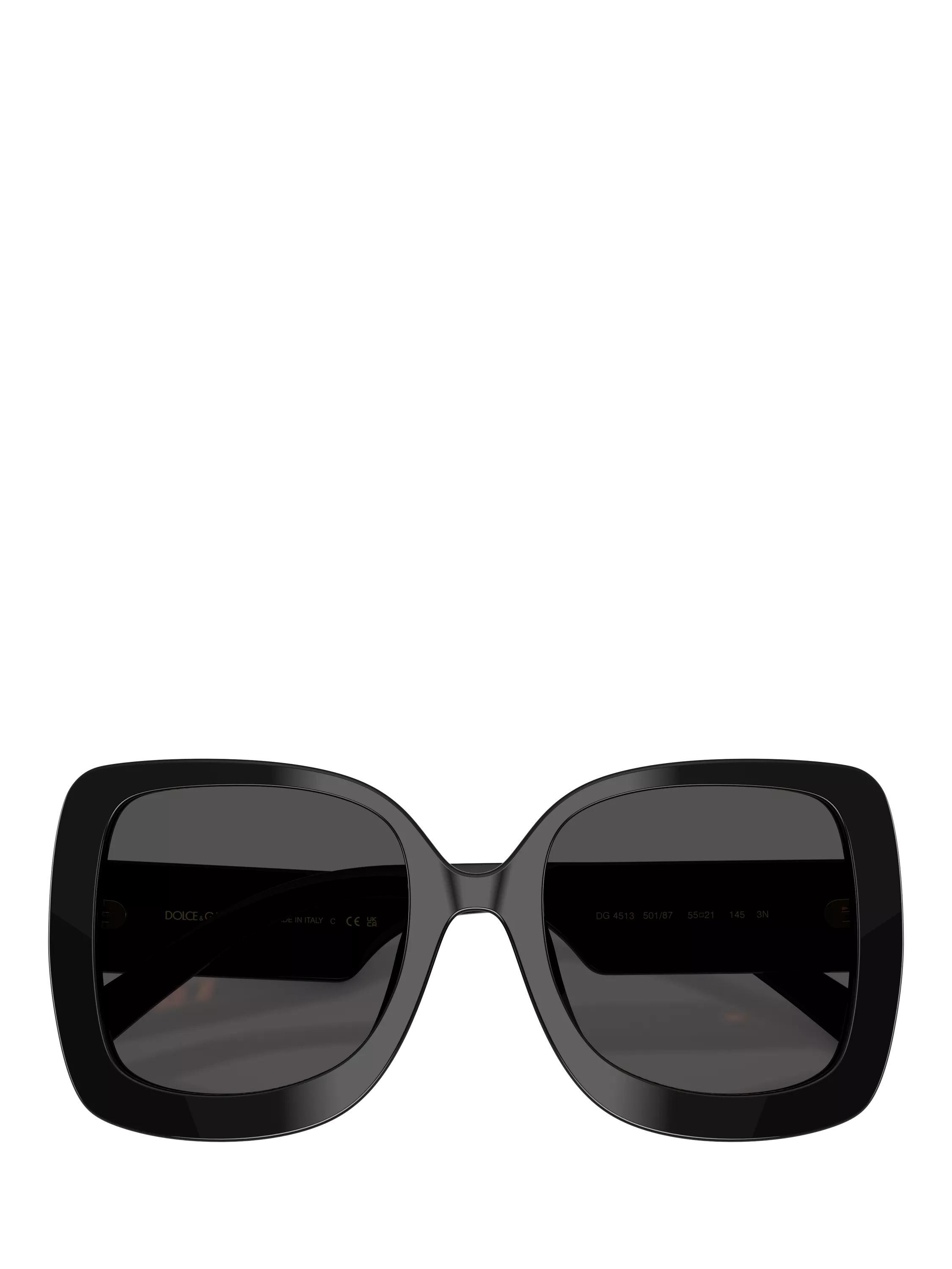 Dolce Gabbana square sunglasses black grey - British product