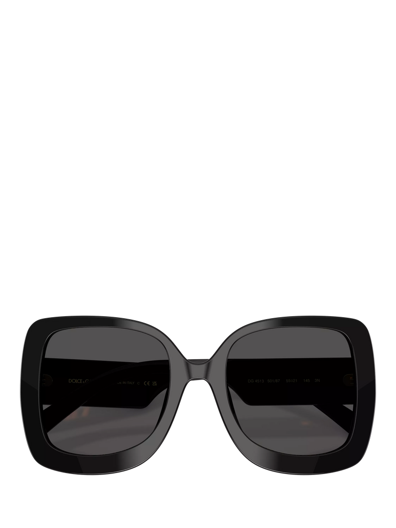 Dolce Gabbana square sunglasses black grey - British product