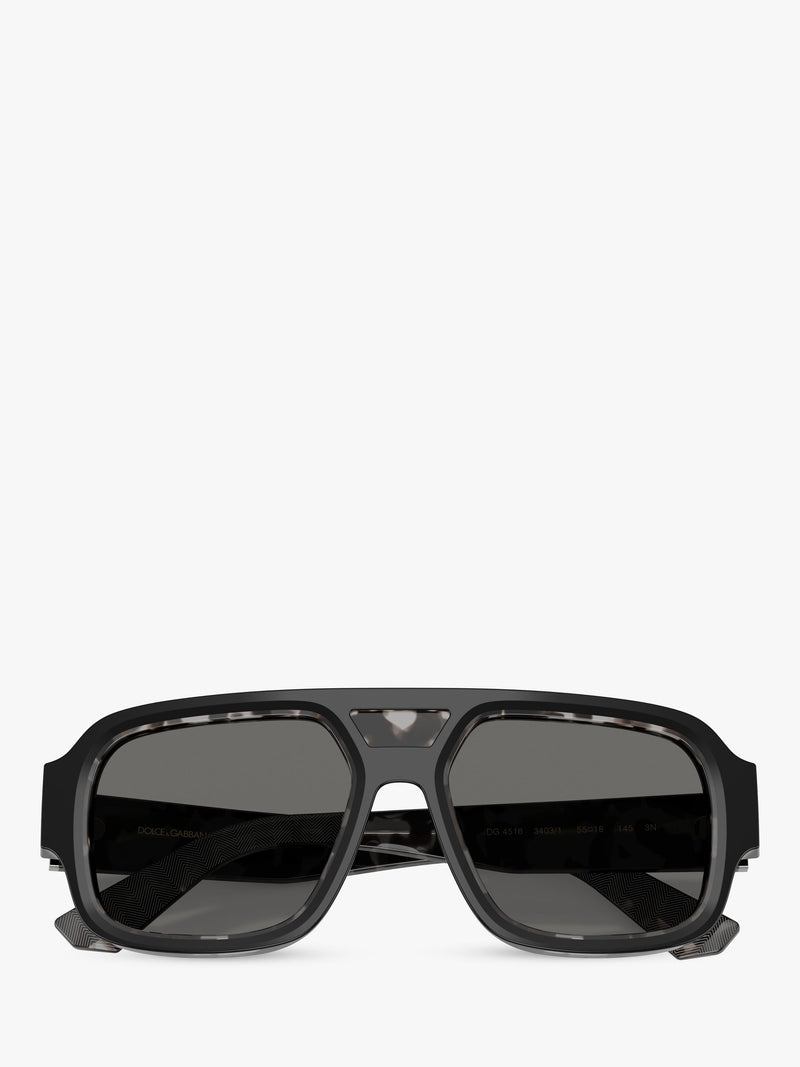 Dolce & Gabbana DG4516 square sunglasses black frame - British product
