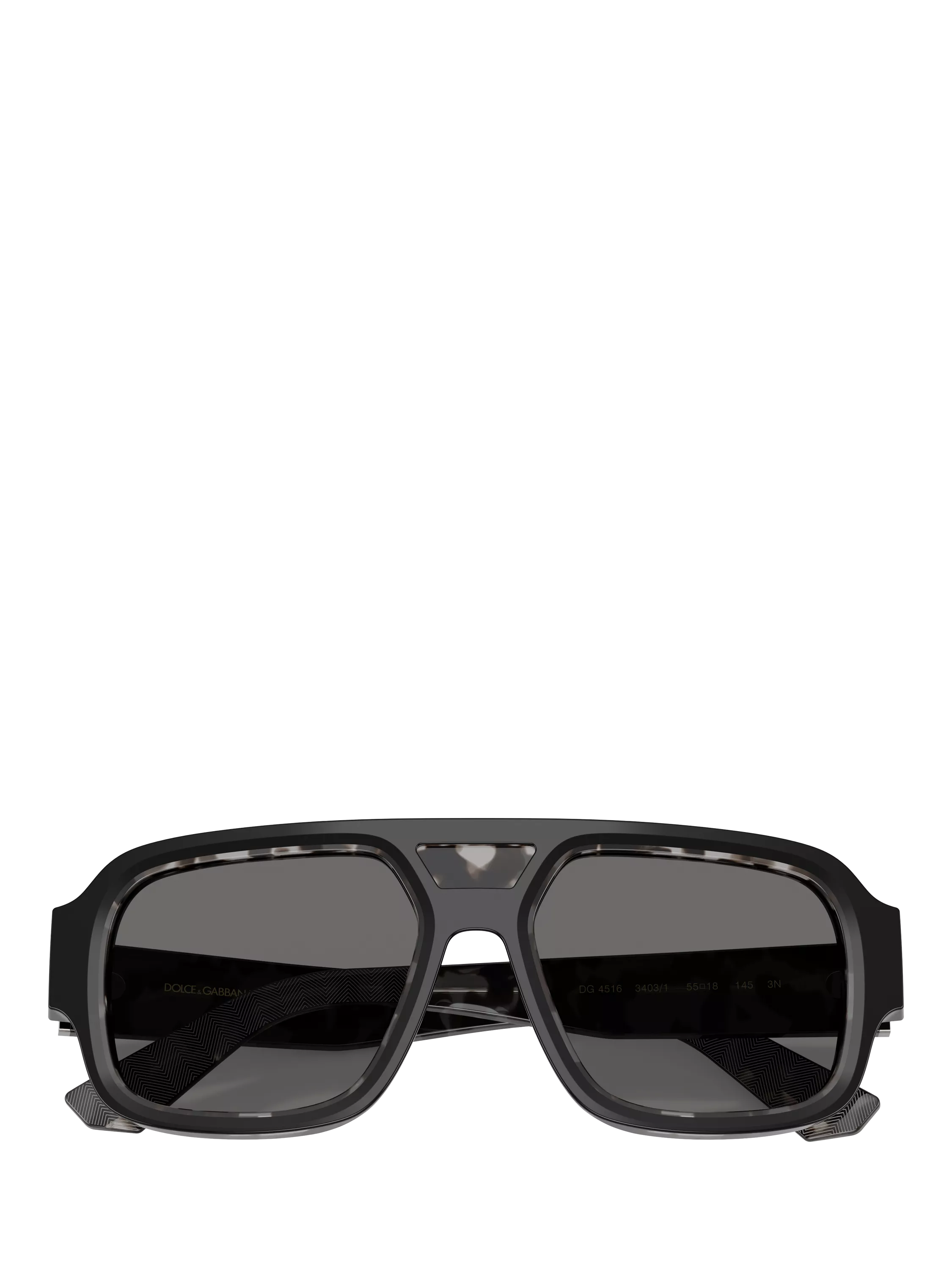 Dolce & Gabbana DG4516 square sunglasses black frame - British product
