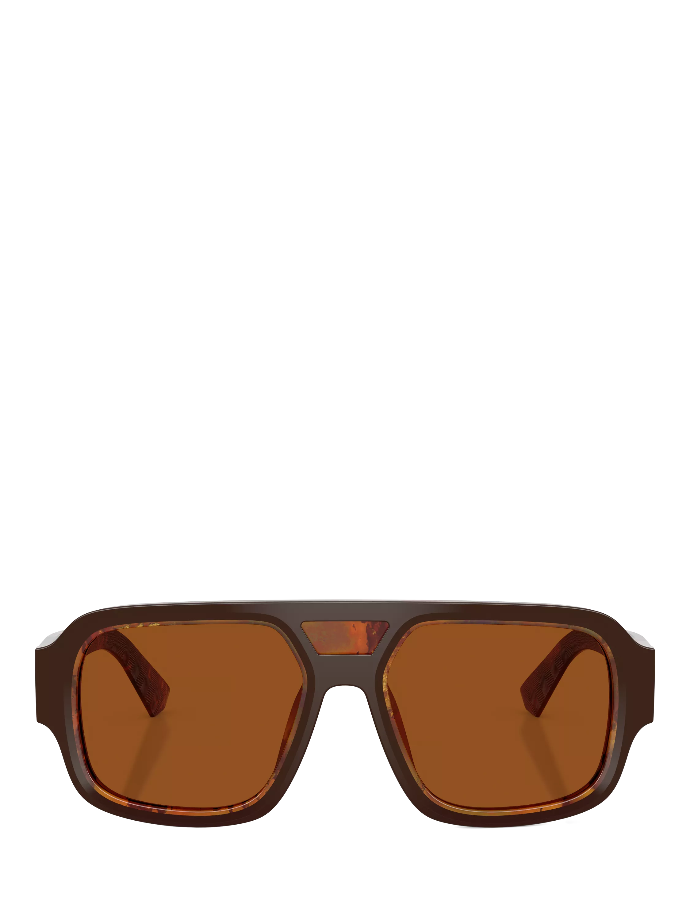 Dolce & Gabbana men's square sunglasses dark brown, imported from the UK