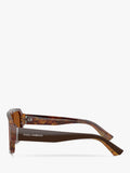 Dolce & Gabbana men's square sunglasses dark brown, imported from the UK