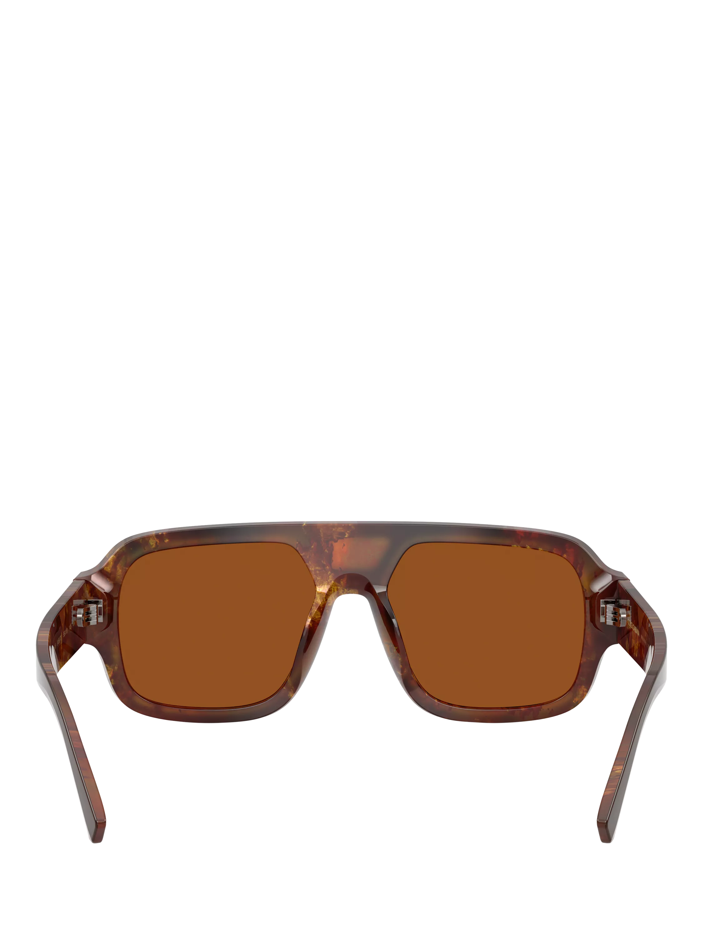 Dolce & Gabbana men's square sunglasses dark brown, imported from the UK