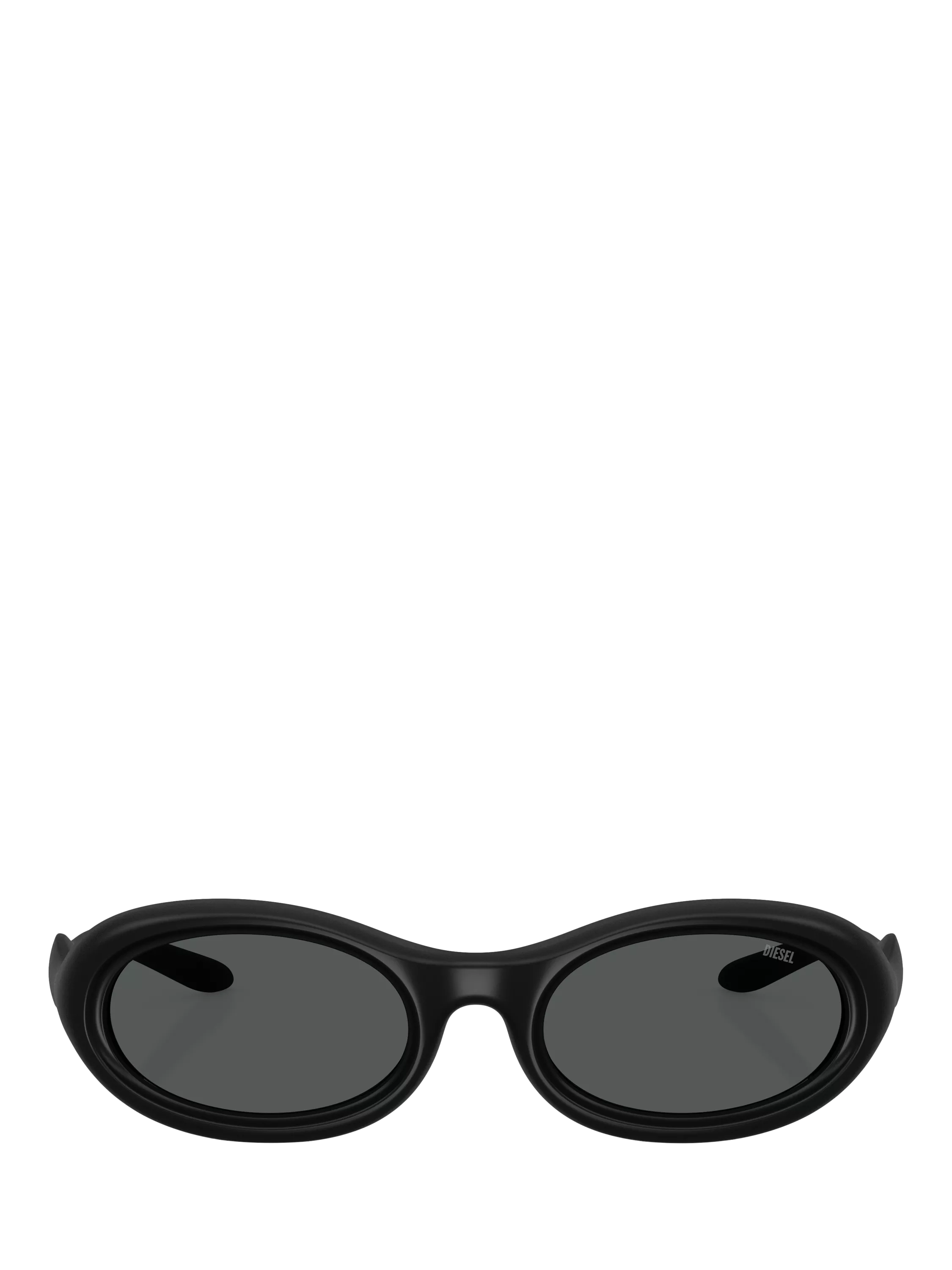 Diesel oval sunglasses matte black grey lenses (British brand)