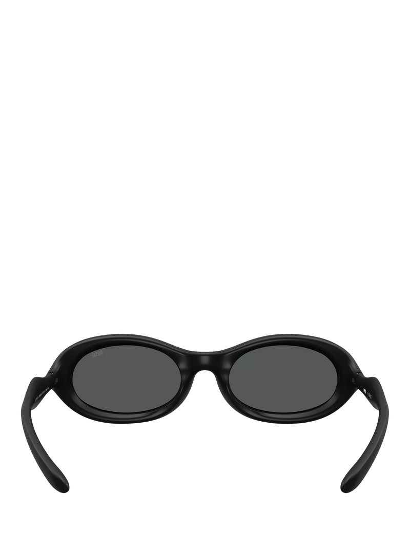 Diesel oval sunglasses matte black grey lenses (British brand)