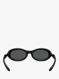 Diesel oval sunglasses matte black grey lenses (British brand)