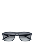 Emporio Armani rectangular sunglasses matte blue gradient - British product