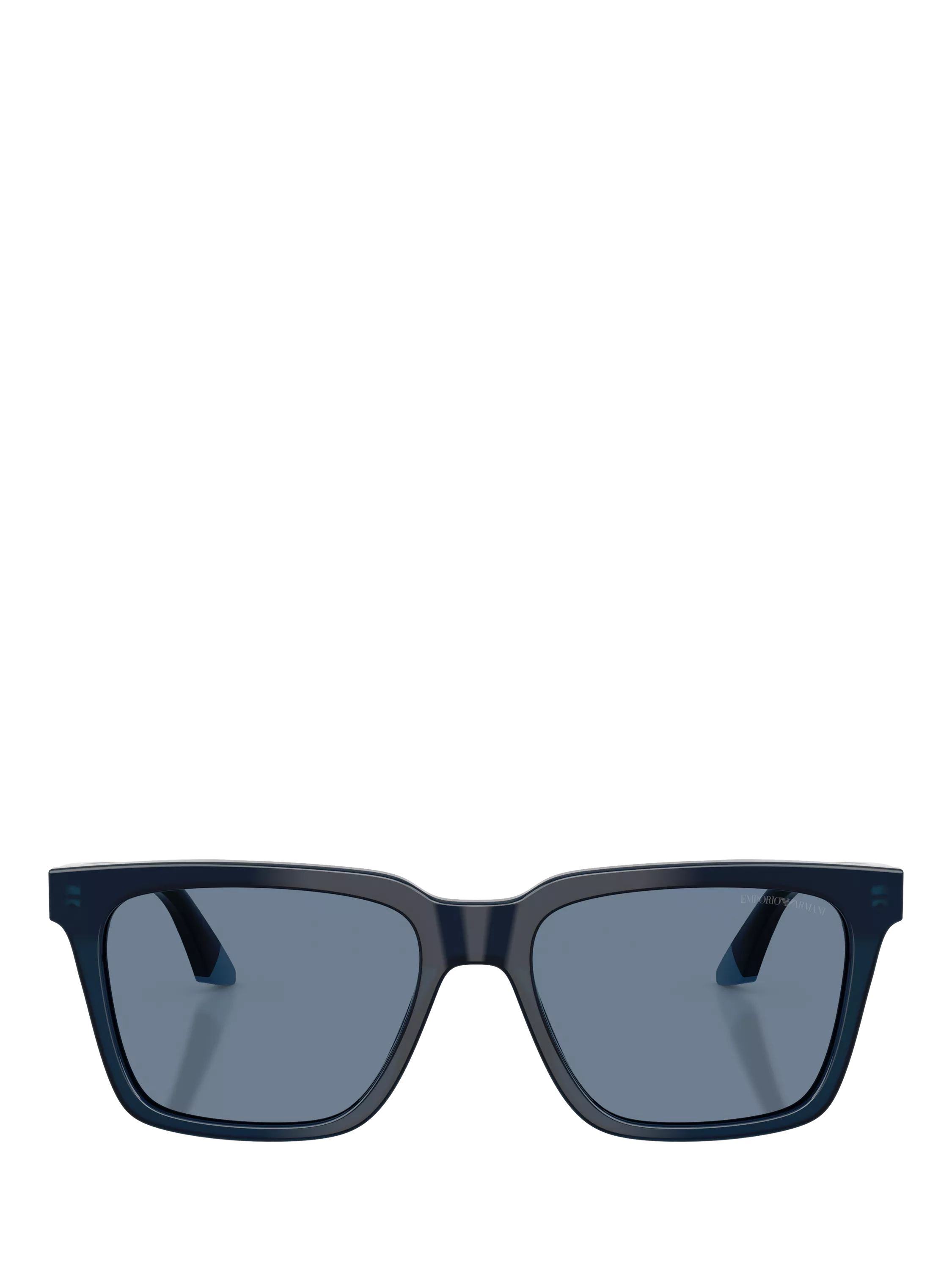 Emporio Armani polarised square sunglasses blue acetate - British product