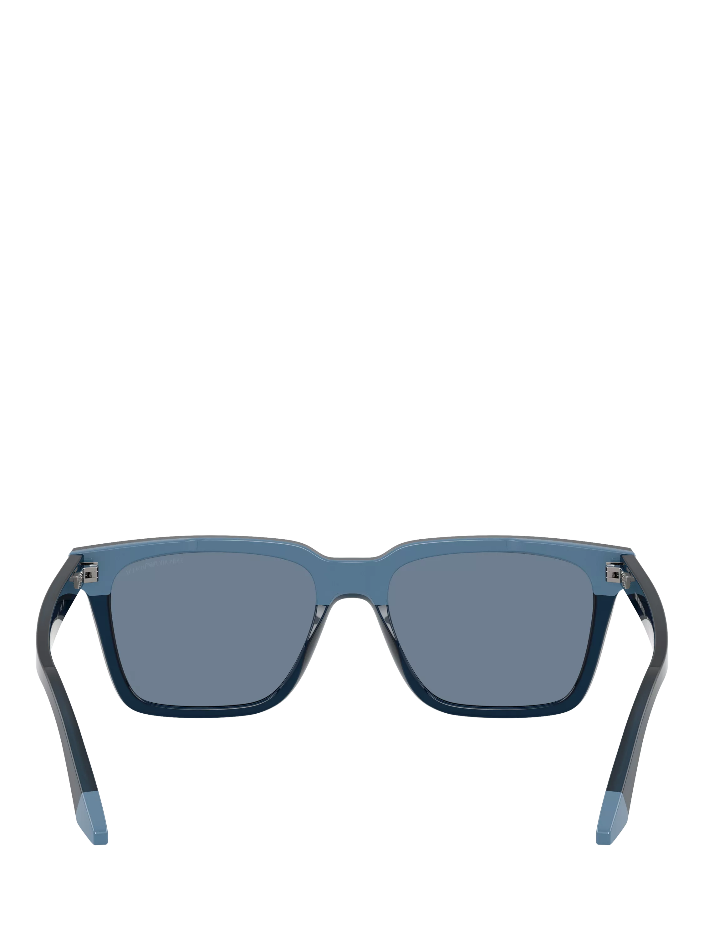 Emporio Armani polarised square sunglasses blue acetate - British product