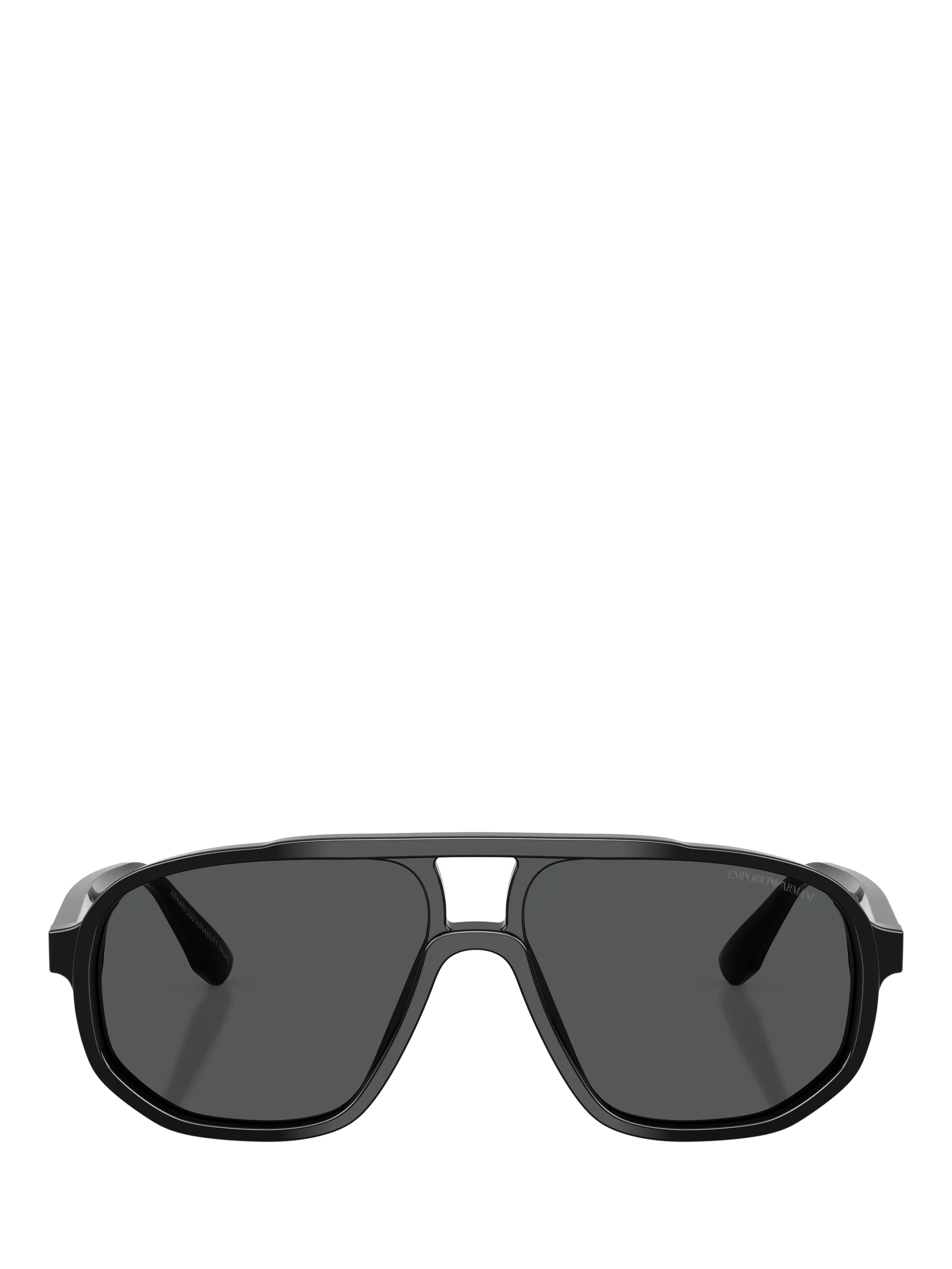 Emporio Armani aviator sunglasses black frame 57mm, UK version