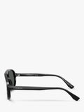 Emporio Armani aviator sunglasses black frame 57mm, UK version