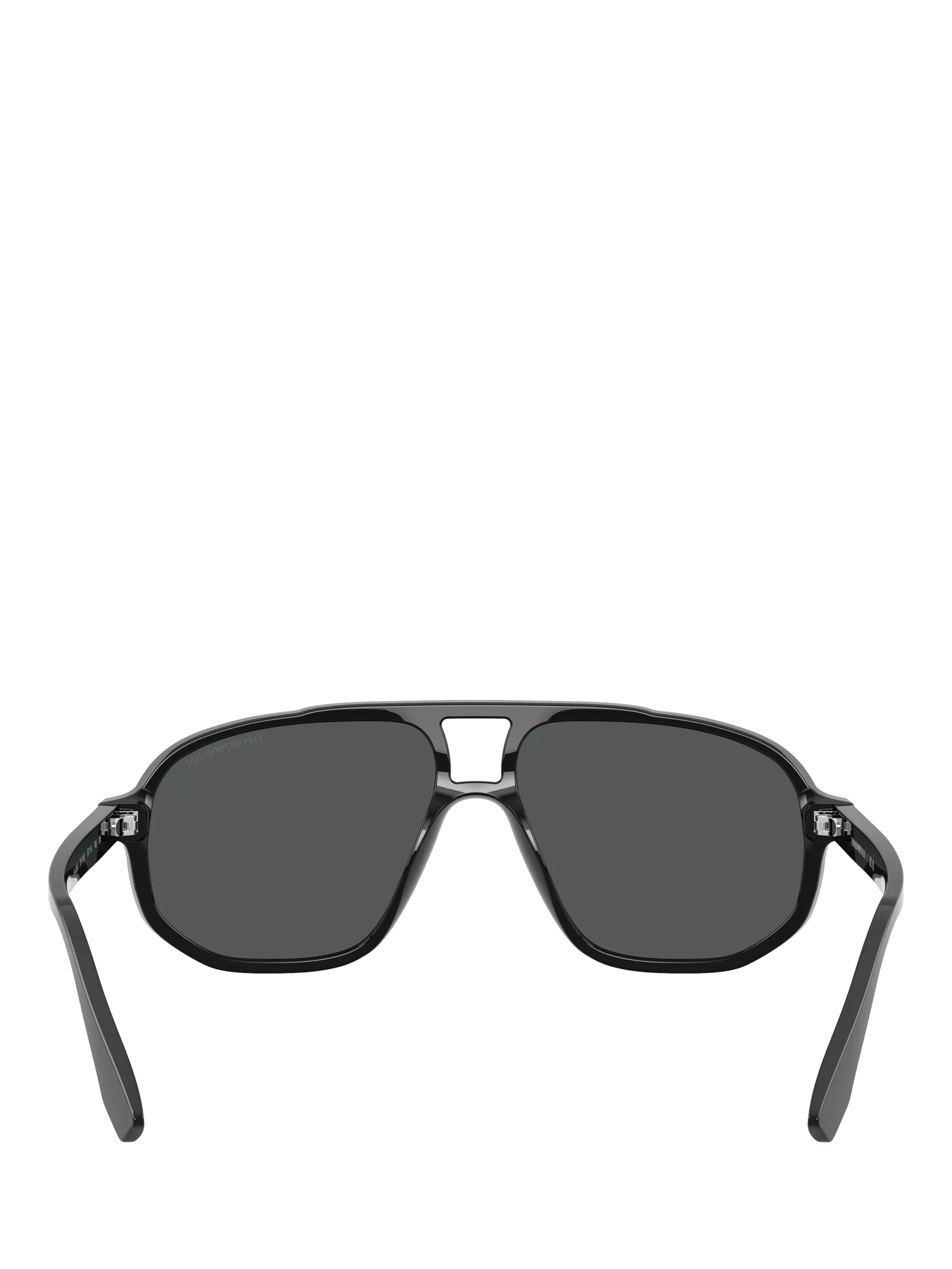 Emporio Armani aviator sunglasses black frame 57mm, UK version