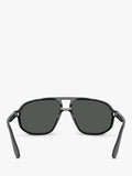Emporio Armani aviator sunglasses black frame 57mm, UK version