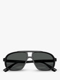 Emporio Armani aviator sunglasses black frame 57mm, UK version