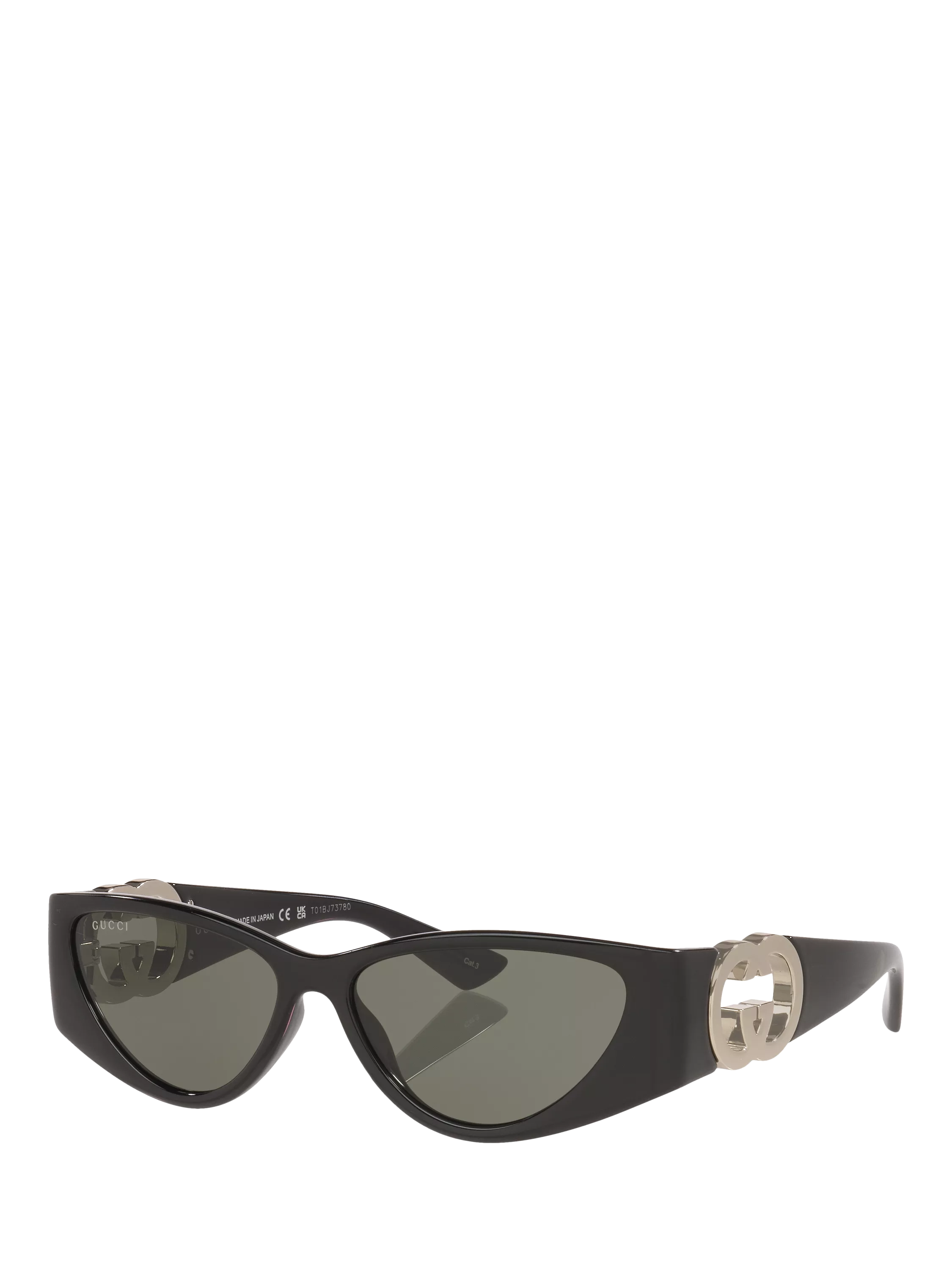 Gucci Women's Cat Eye Sunglasses - Black Frame