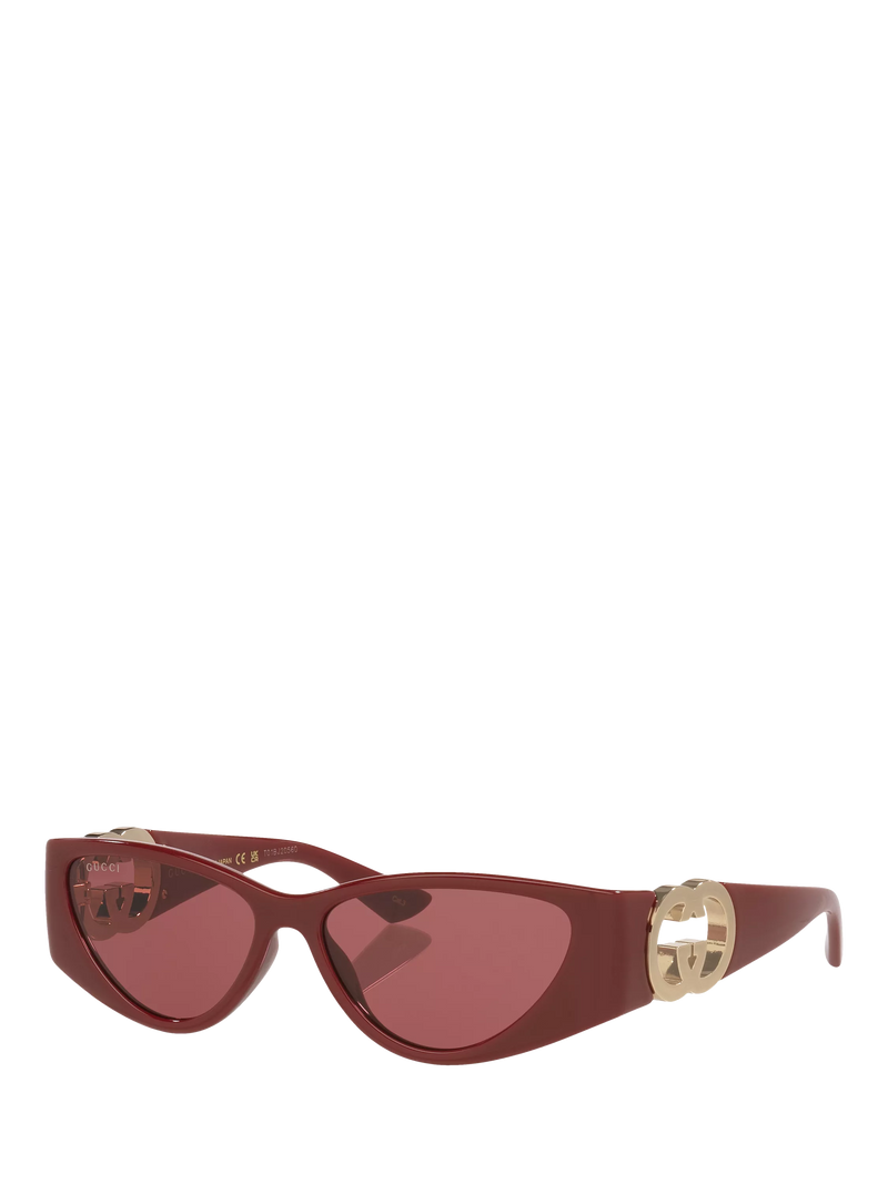 Gucci Women's Cat Eye Sunglasses - Black Frame