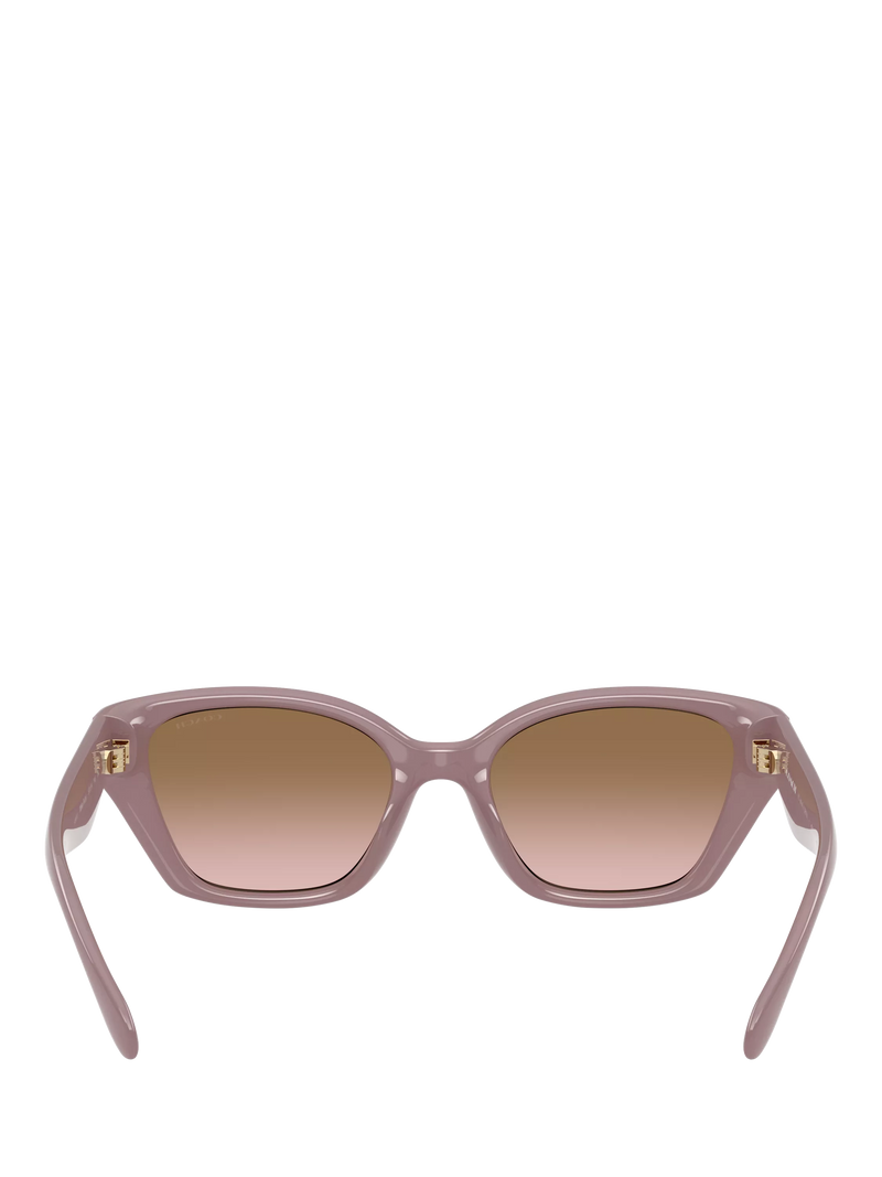 Coach irregular sunglasses brown gradient 53mm - British product