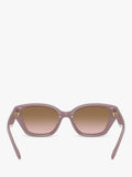 Coach irregular sunglasses brown gradient 53mm - British product