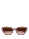 Coach irregular sunglasses brown gradient 53mm - British product