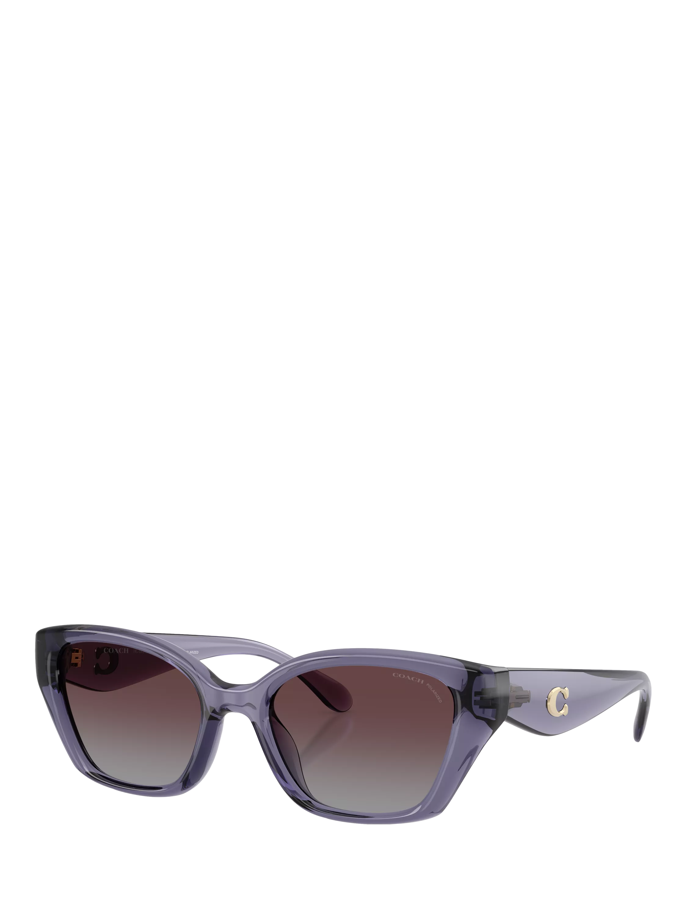 Coach polarised gradient irregular sunglasses 53mm (British brand)