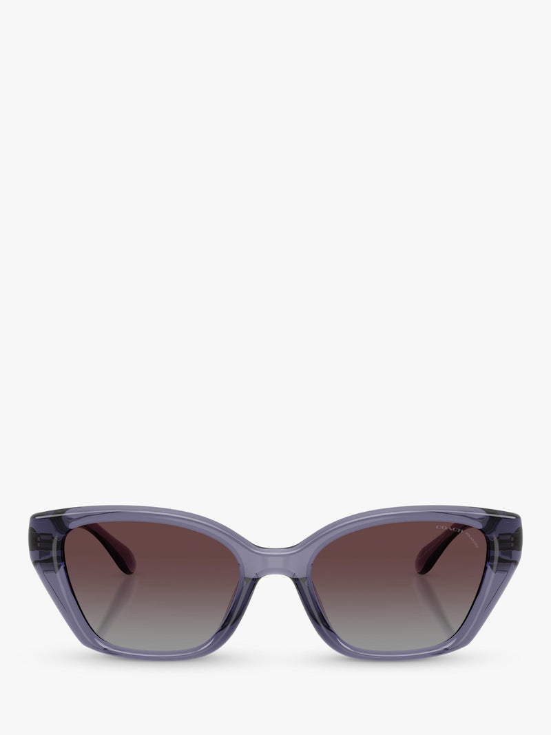Coach polarised gradient irregular sunglasses 53mm (British brand)