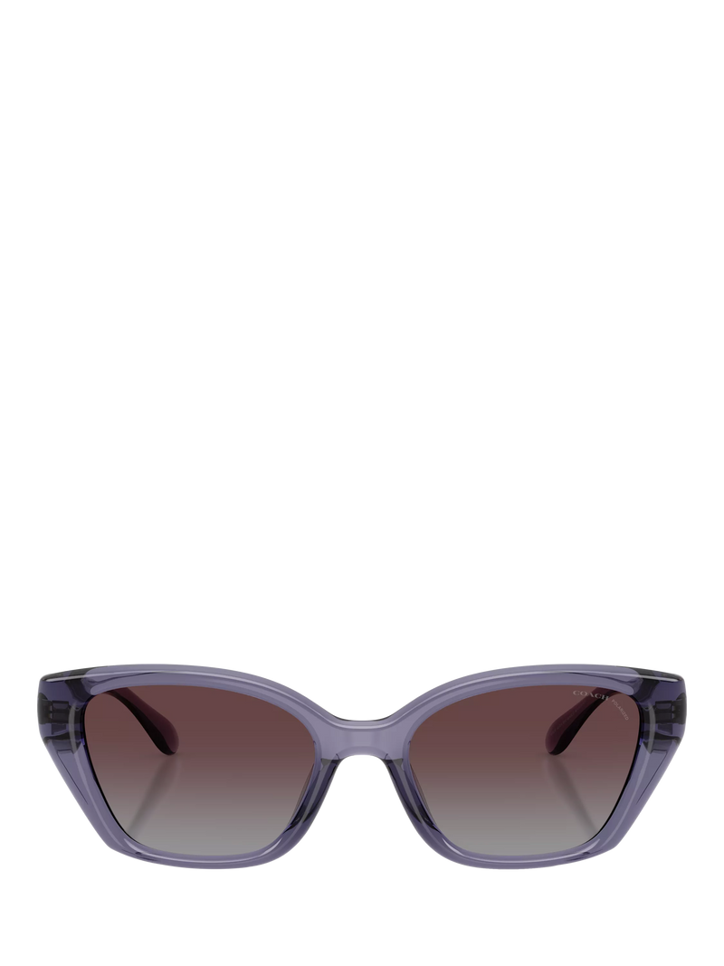 Coach polarised gradient irregular sunglasses 53mm (British brand)