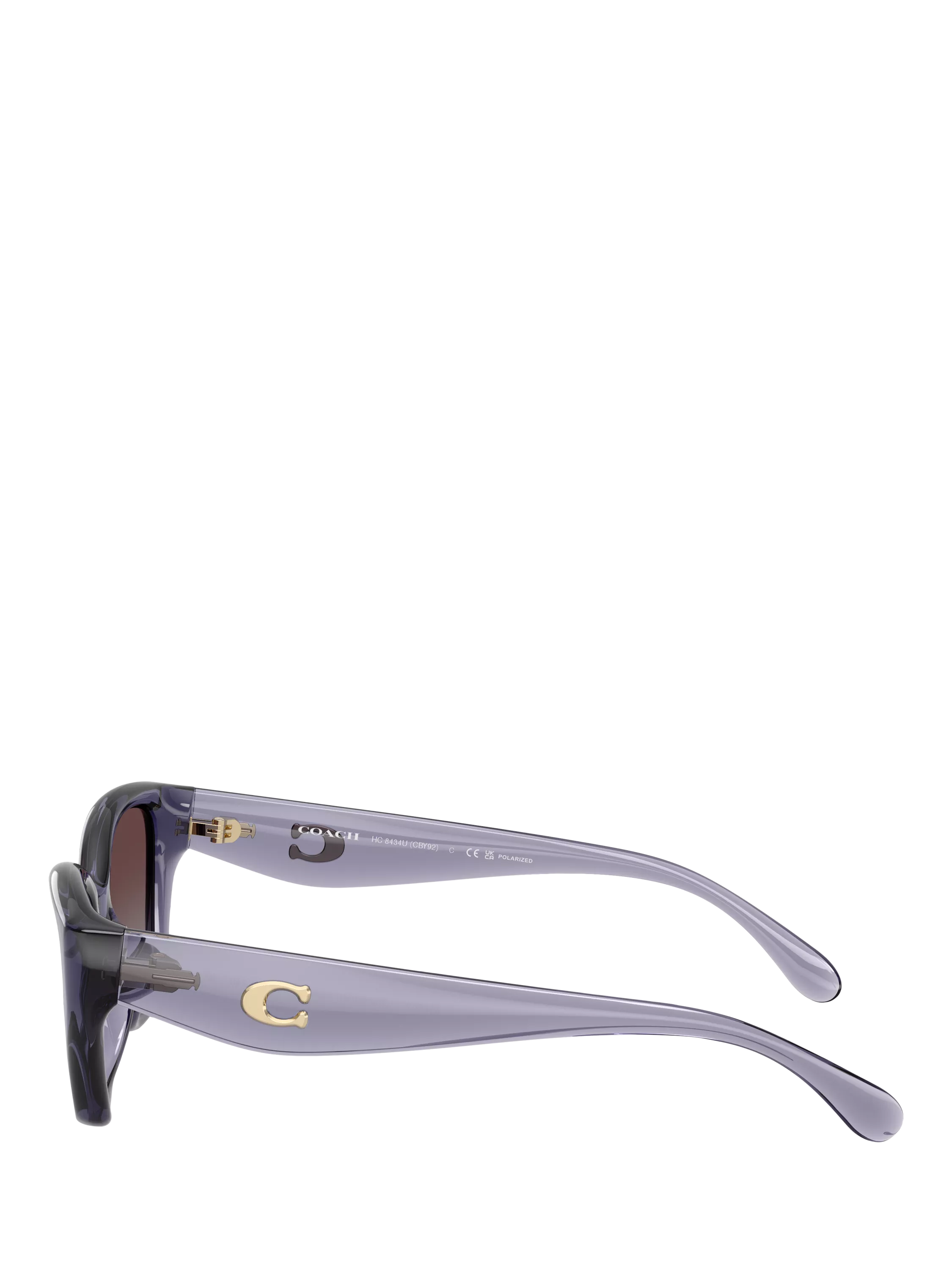Coach polarised gradient irregular sunglasses 53mm (British brand)