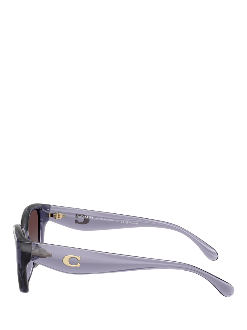 Coach polarised gradient irregular sunglasses 53mm (British brand)