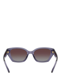 Coach polarised gradient irregular sunglasses 53mm (British brand)
