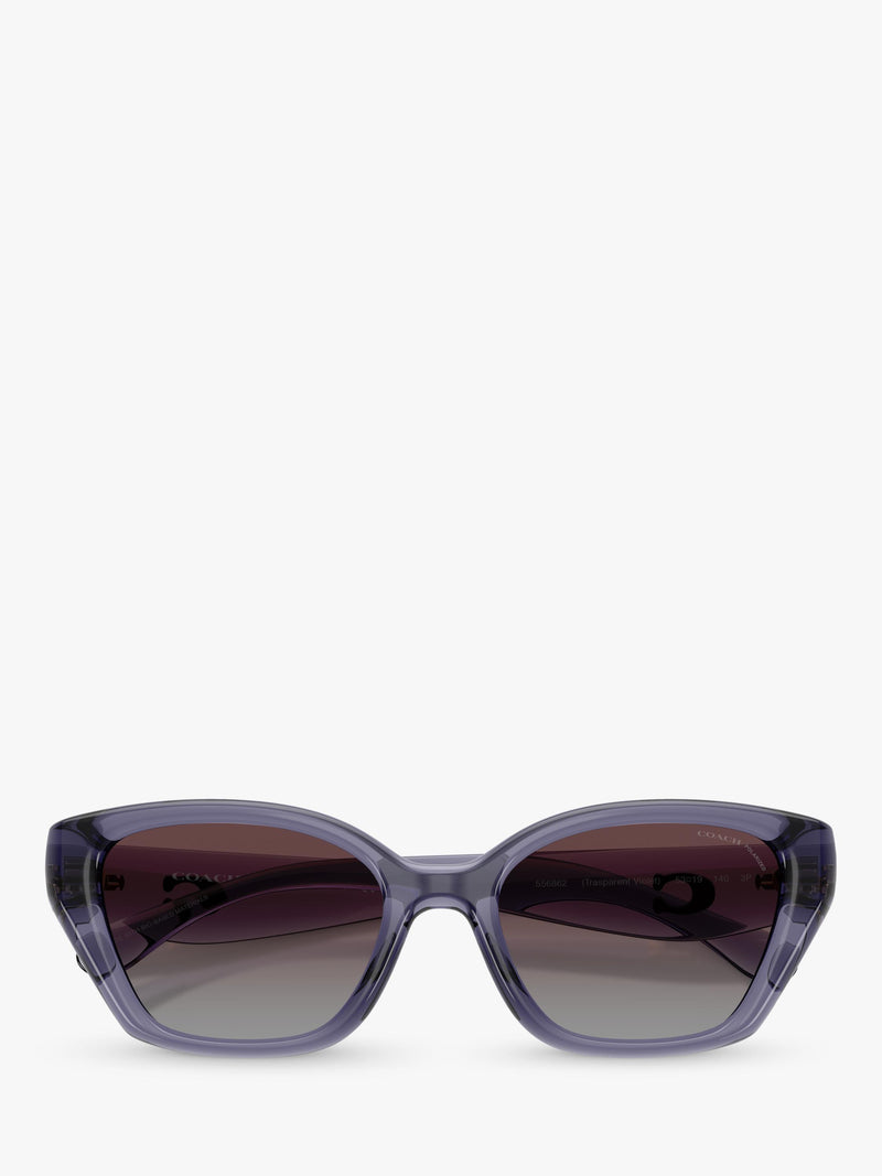 Coach polarised gradient irregular sunglasses 53mm (British brand)